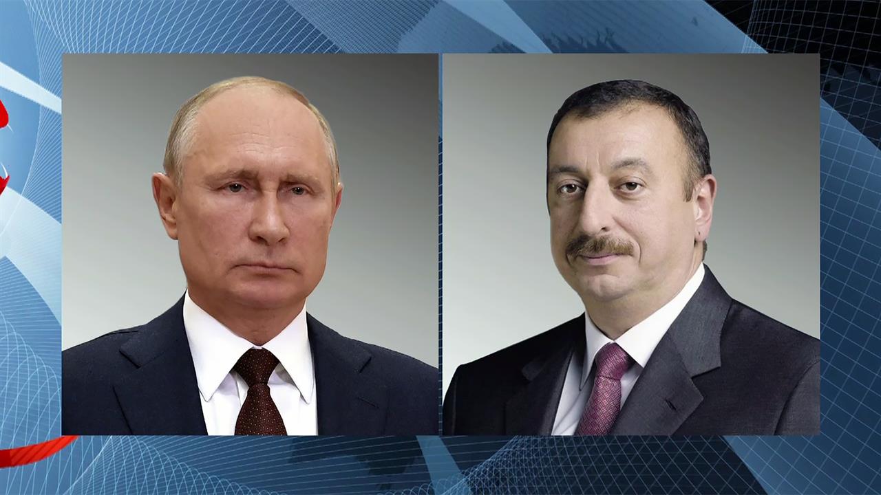 Владимир Путин поздравил президента Азербайджана с Днем независимости республики