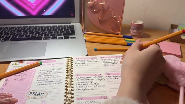 Оформляем ежедневник plan with me BULLET JOURNAL 2024. Как организовать планы и быть продуктивным?