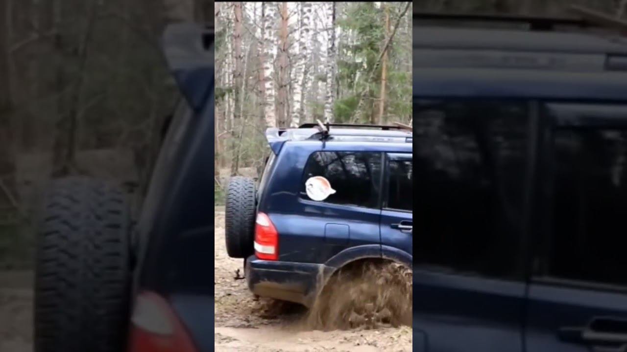 #бездорожье на зимней резине)) #паджеро может и так!