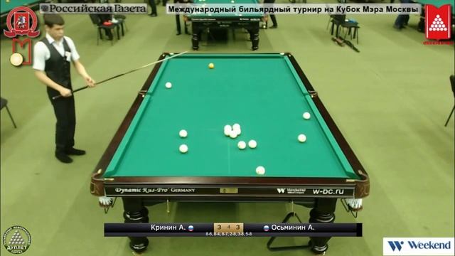 Контра с кия #12: Антон Кринин - Андрей Осьминин