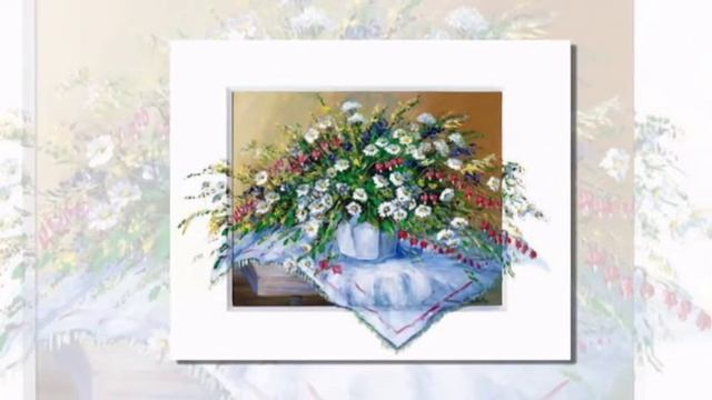 Букет из полевых цветов.  Художница Anna Paleta