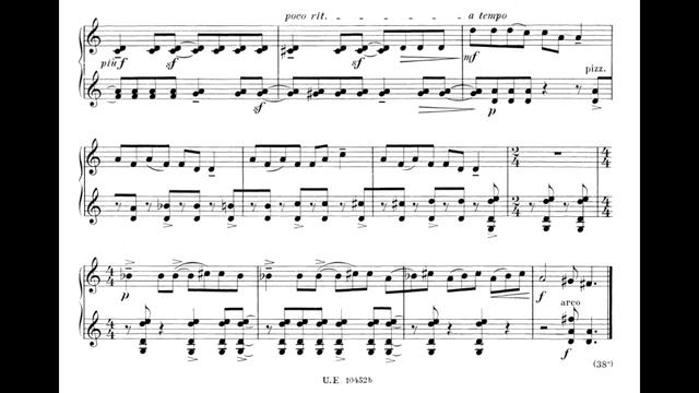 Bartok 44 Duos for 2 Violins No. 32 Dancing Song