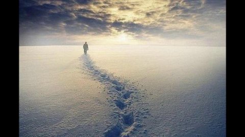 Песня Сергея Ларина «Бег по снегу»