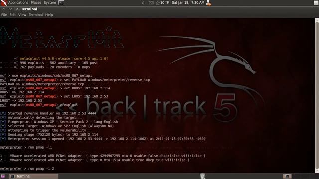 Demonstration - pMap (Metasploit Script)