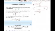 Ch4 Exponential, Uniform, Gamma, and Weibull Distributions Video 5 of 8