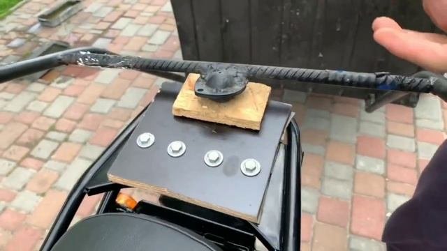 Самодельный Прицеп (тачка) к Bajaj Boxer.