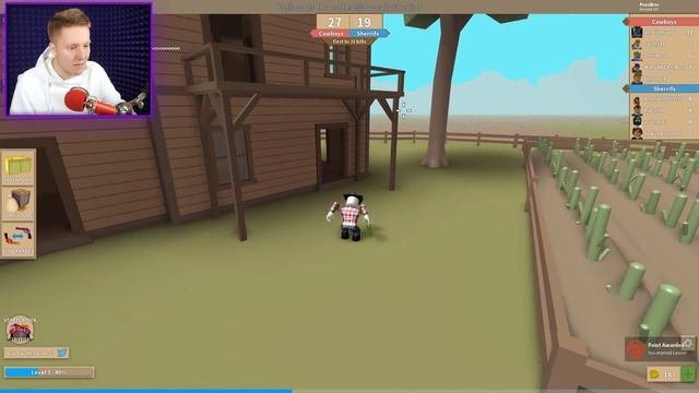 ПЕРЕСТРЕЛКА НА ДИКОМ ЗАПАДЕ!  Roblox