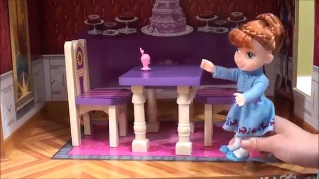 Princess Story: Frozen Princess Anna And Queen Elsa Sleepover In NEW Arendale Palace