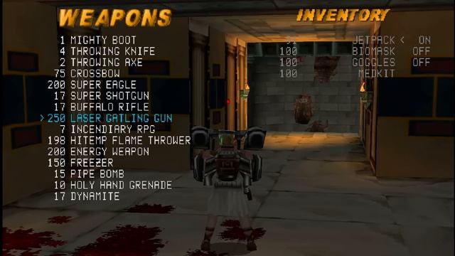Duke Nukem: Time to Kill Прохождение Уровень 13 ( все секреты и апгрейды) HD PS1
