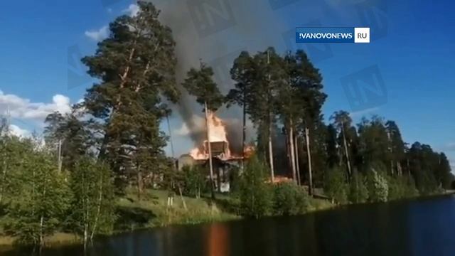 В городе Кохма опять горит ресторан Запрудка