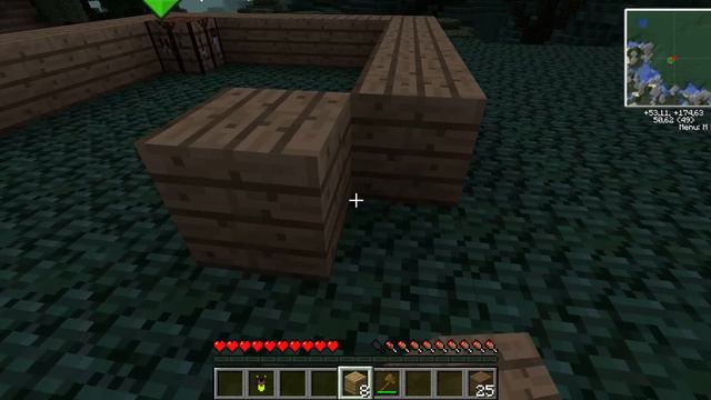 1 часть Minecraft (Не везёт,так не везёт)