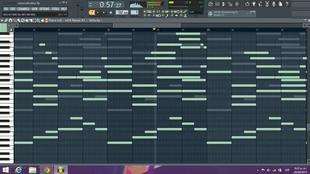 Fl Studio 11 - Minecraft Sweden [Piano song]