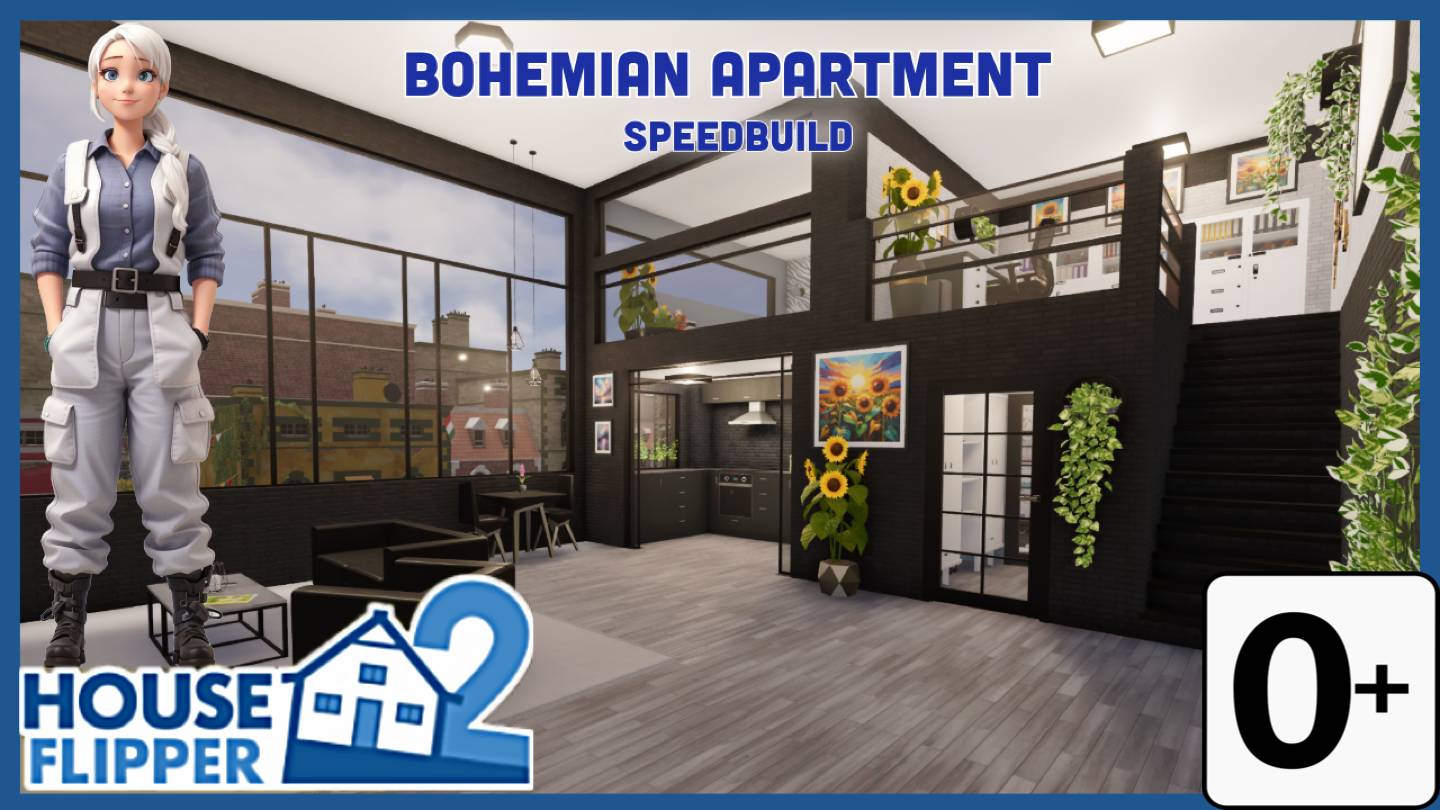 Хаус Флиппер 2 - Английский - House Flipper 2 - Bohemian Apartment - Speedbuild