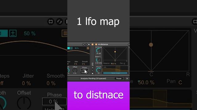 🍥Круговое панорамирование в #ableton с помощью auto pan и ml.distance #звук #обучение #shorts