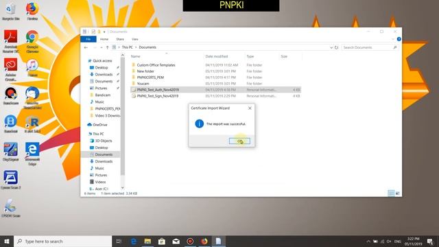 Installing Certificates in Windows Keystore