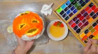 Делаем ватную игрушку-ночник "Тыква". Пошаговый мастер-класс.