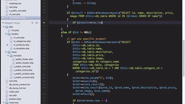php cart oop mvc 26