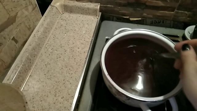 Кисель из чёрной смородины