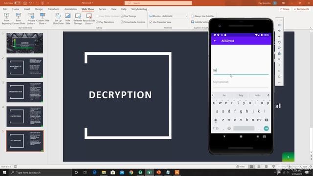 AESDroid Presentation/Demo