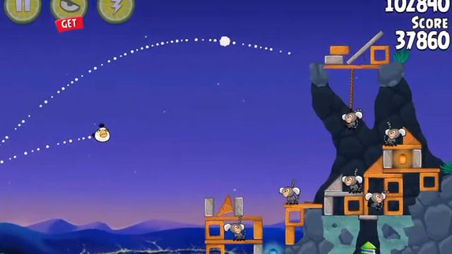 Angry Birds Rio / Rocket Rumble / Level 11 / Three Stars Walkthrough