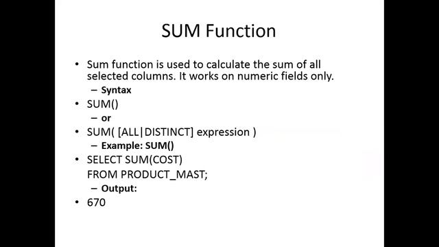 31_SQL aggregate count, sum etc