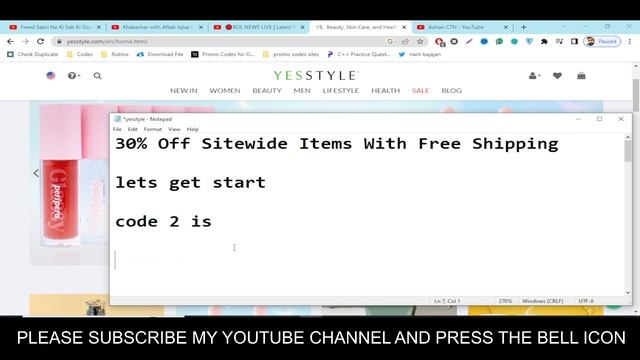 YesStyle Promo Codes 2023 || YesStyle Coupon Codes 2023 Free For You!!!!