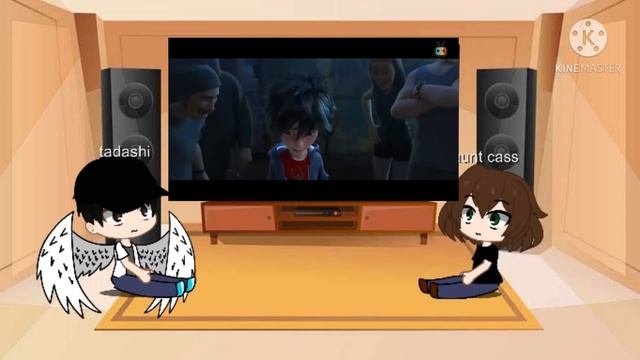 aunt cass and tadashi reacts to hiro bot fighting little yamaoriginal idea big hero 6