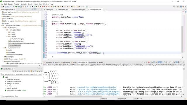 14-2 Spring Boot-  MongoDB Example- Arabic [بالعربي]