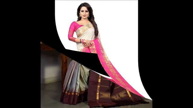 New Bridal kanchipuram Pattu saree with Contrast border collection | Party Wear Silk Saree Designs.