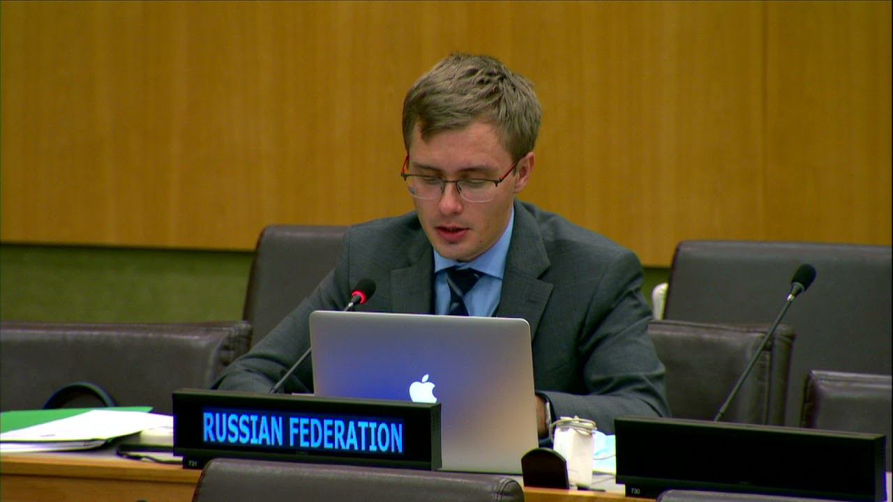 Statement by Evgeny Skachkov in the 6 Committee on "Protection of Persons in the Event of Disasters"