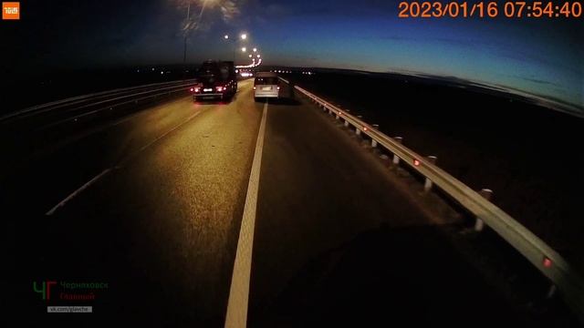 ДТП на трассе Калининград - Черняховск. 16-01-23