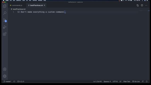 Cypress Custom Commands