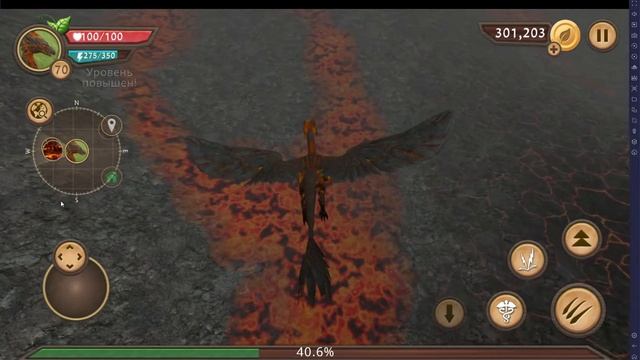 Dragon Sim Победил двух Боссов! Тирекса и дракона!