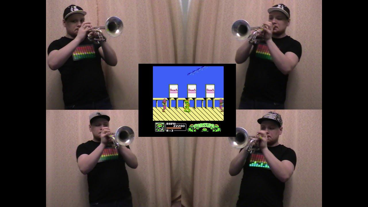 Teenage Mutant Ninja Turtles 3 for 4 trumpets(исп. Игорь Вараксин.)