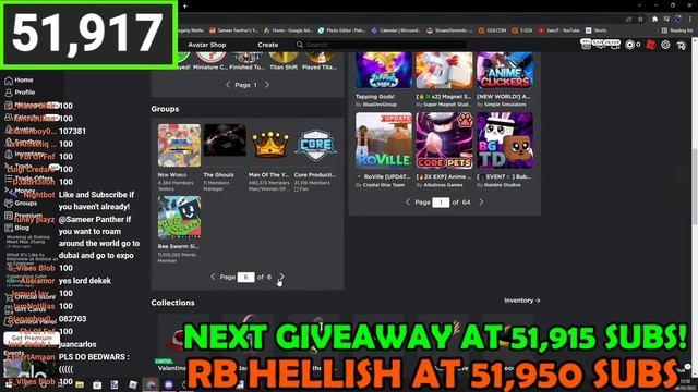?LIVE New BedWars UPDATE with fans! Come Join | ROBLOX LIVE!