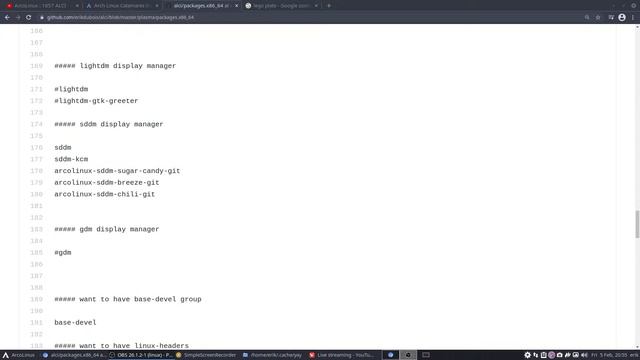ArcoLinux : 1864 How to set up Obs-Studio - testing later on - 2/2