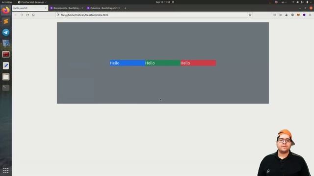 ۱۰ - آشنایی با align items در bootstrap