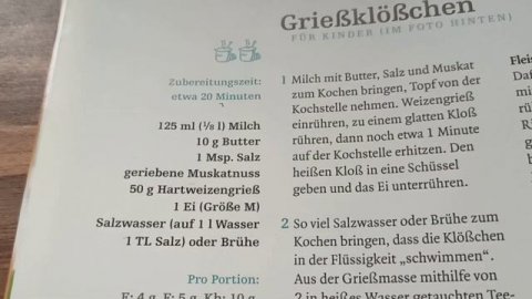 Очень вкусный суп получился/ манные клески