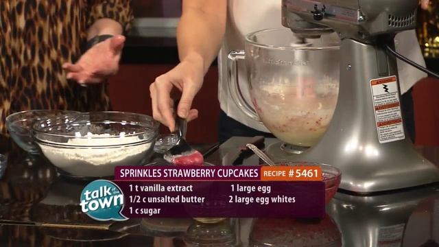 RECIPE # 5461 Sprinkles Strawberry Cupcakes