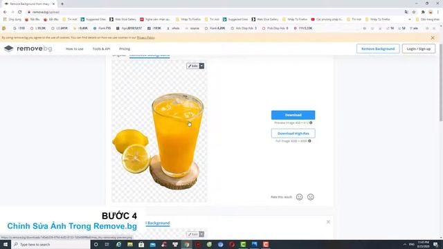 Hướng dẫn xóa phông bằng công cụ Remove bg