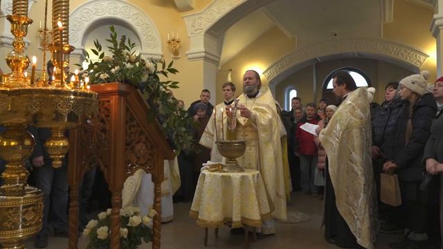 Великое освящение воды 19.01.2019. Храм свт. Иоанна Милостивого в Южно-Приморском парке