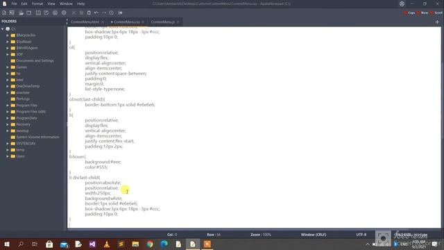 How to create custom context menu using HTMLCSS  JavaScript  -: ApakaTech :-