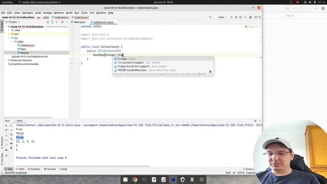 LOO - Framework Collections 3 - Mapas, Algoritmos, e HashMap no Java