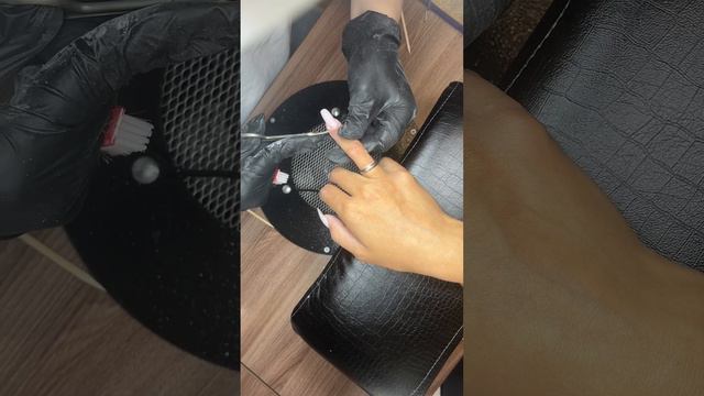Коррекция ногтей.  Работа мастера Ангелины.