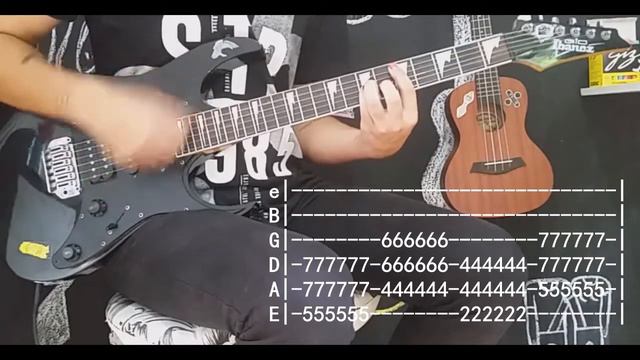 SO WHAT - P!NK (GUITAR TAB TUTORIAL AND COVER)