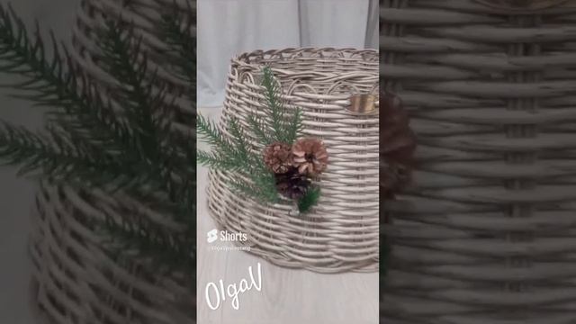 Юбка под ёлку из ПолиРотанга