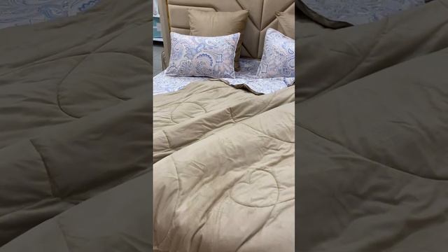 Постельное с готовым одеялом велюр