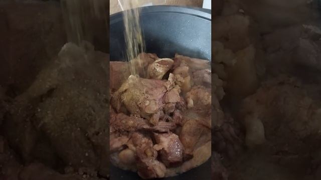 Любовь с первого кусочка!Сочное мясо в казане❤️❤️??( Казан Кавап )