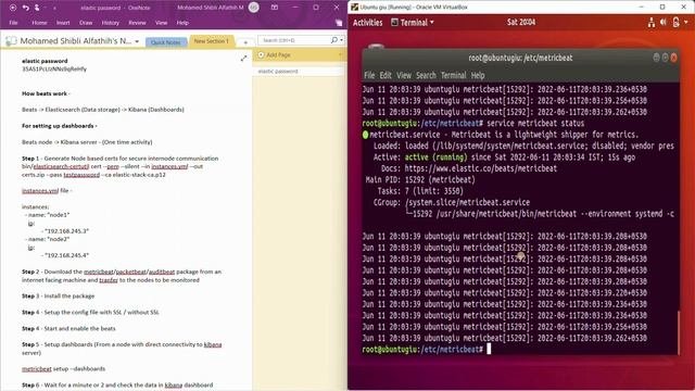 MetricbeatBeats agent installation and setup with SSL for Observability Metrics - ELK Elasticsearc