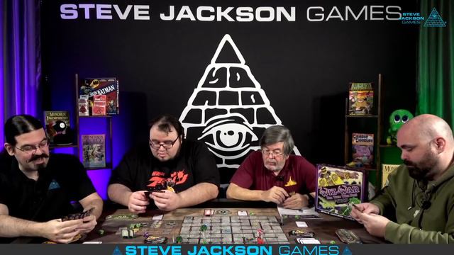 SJGames Live - Playing Wiz-War with Steve Jackson!